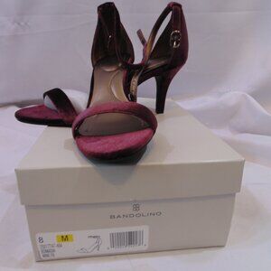 Bandolino BDMadia wine heels size 8M w/Box